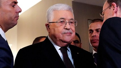 Palestinian president urges world to reject 'Swiss cheese' plan