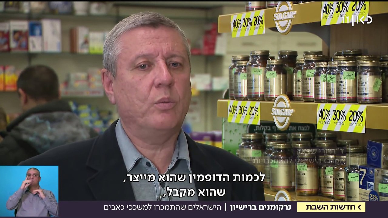 אסיר כימי הישראלים שהתמכרו למשככי כאבים