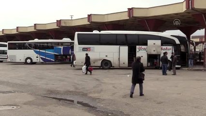 Otogarda kalan evsizler otele yerleştirildi