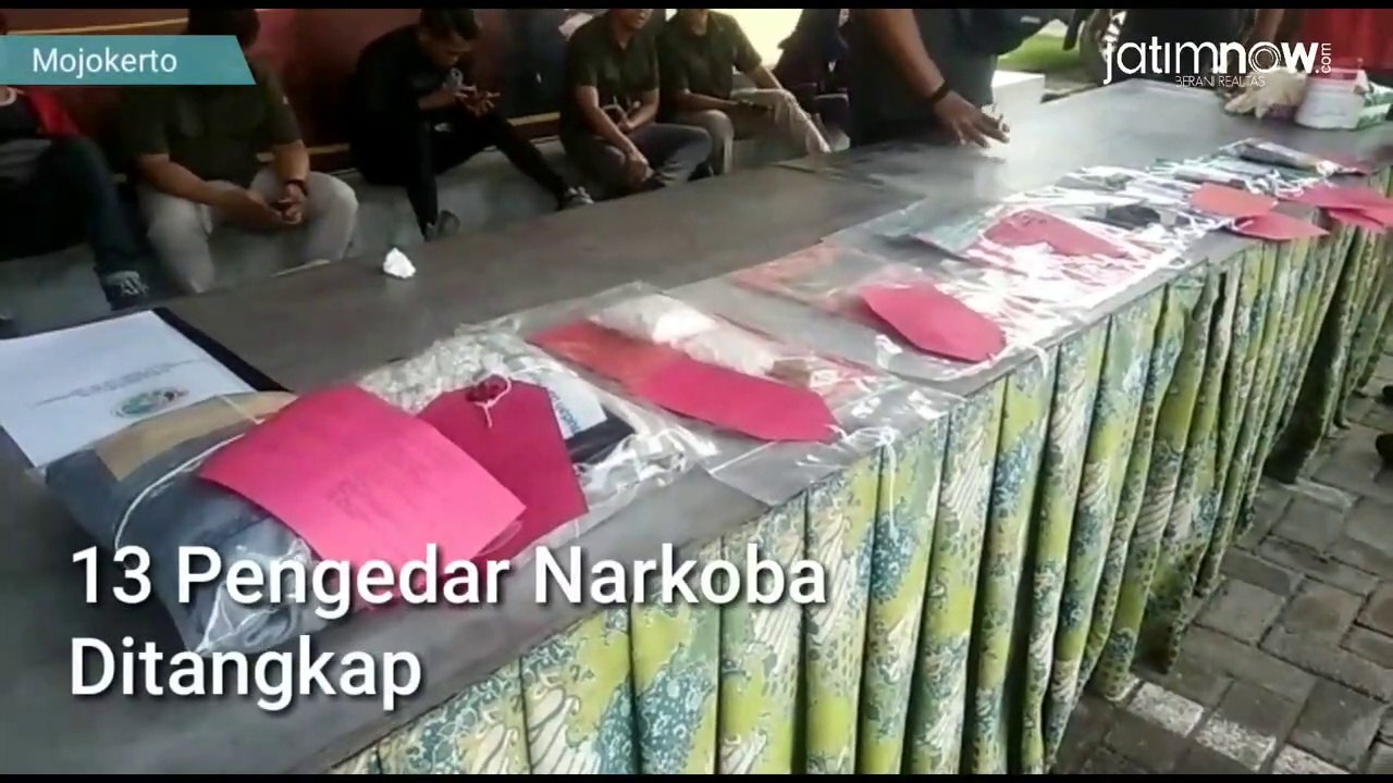 13 Pengedar Narkoba Ditangkap