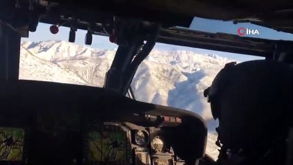 Jandarmadan helikopterli paylaşım