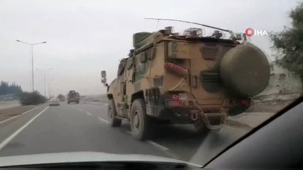 Sınıra Zırhlı Araç Sevkiyatı Yapıldı