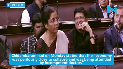 Watch: Nirmala Sitharaman takes dig at Chidambaram's doctor remarks