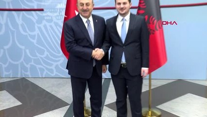 Çavuşoğlu, arnavutluk avrupa ve dışişleri bakan vekili cakaj ile görüştü