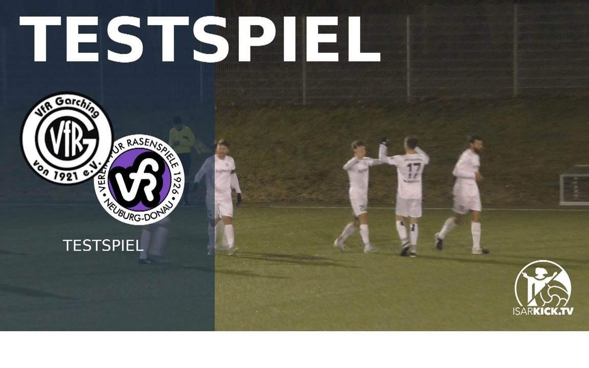 Traumfreistoß von Lucas Scholl lässt Regionalligist jubeln | VfR Garching - VfR Neuburg/Donau (Testspiel)