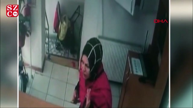 Sağlık ocağında tokatlı kavga kamerada