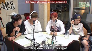 [ENG] 150702 Super Junior's Kiss The Radio - BTS Jimin's Satoori Aegyo