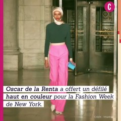 Le défilé Oscar de la Renta automne/hiver 20-21 à la Fashion Week de New York