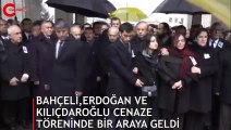 Kılıçdaroğlu, Akşener ve Bahçeli cenazede bir araya geldi