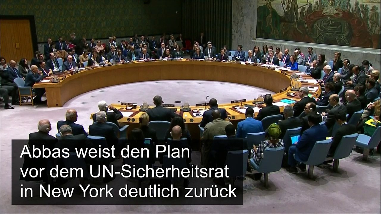 'Schweizer Käse': Abbas verreißt Trumps Nahost-Plan