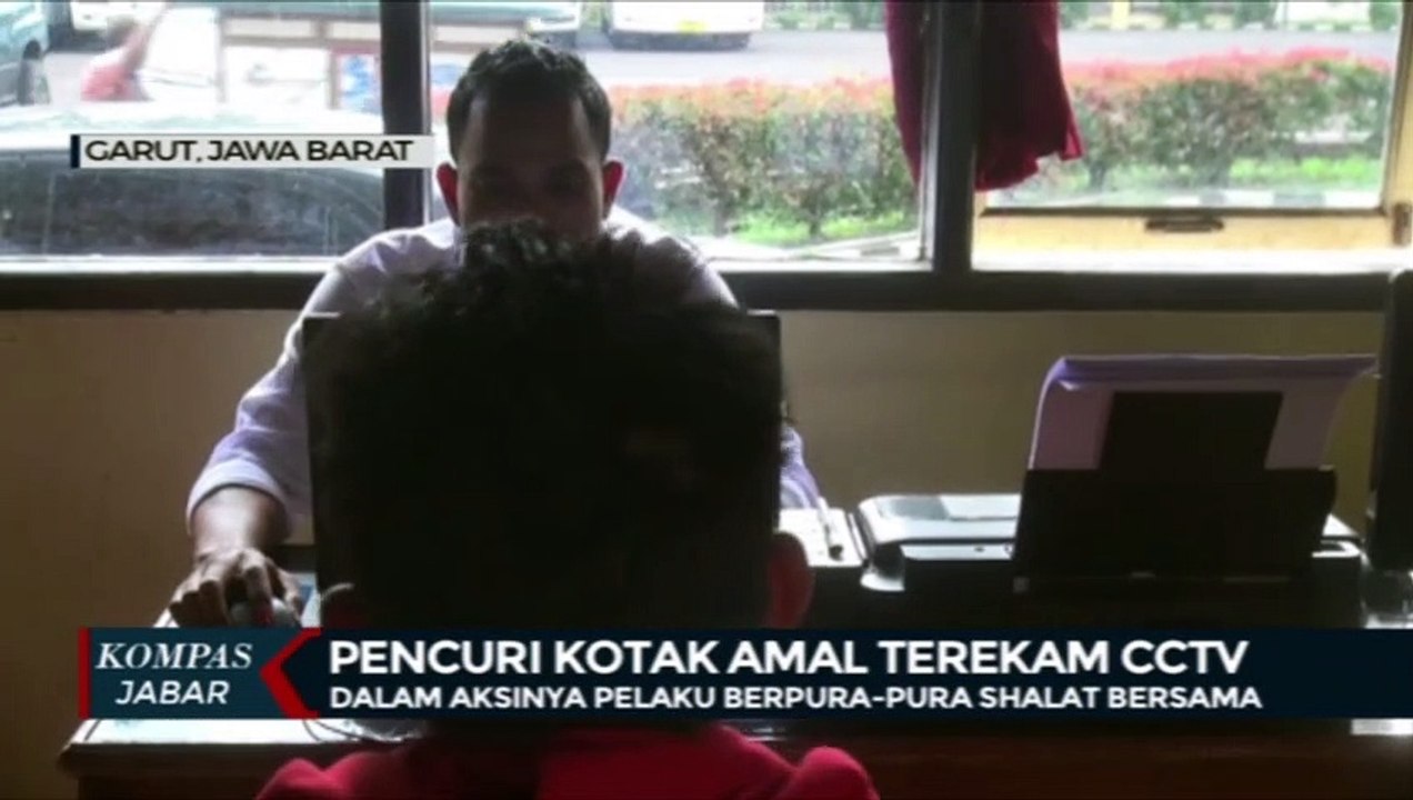 PENCURI KOTAK AMAL MASJID TEREKAM KAMERA CCTV