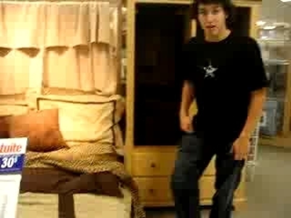Bed try in ''Sears"