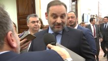 Ábalos a la salida del pleno del Congreso