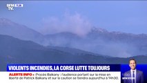 La Corse lutte toujours contre les incendies avec le retour de renforts aériens