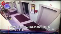 Asansörde skandal görüntüler! Büyük tepki topladı