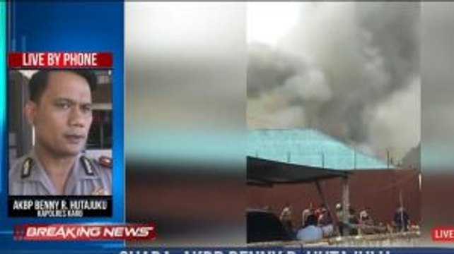 Rutan Kabanjahe Ricuh, Ratusan Napi Dievakuasi