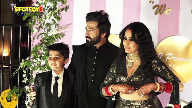 Kamya Punjabi Shalabh Dang Wedding Reception Rubina Dilaik Vahbiz Dorabjee Vindu Dara Singh