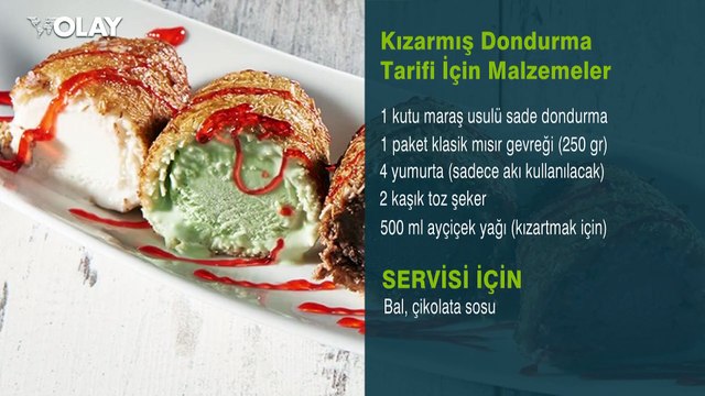 Kızarmış dondurma tarifi
