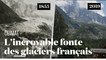 La dramatique fonte de la mer de Glace et des glaciers de Haute-Savoie