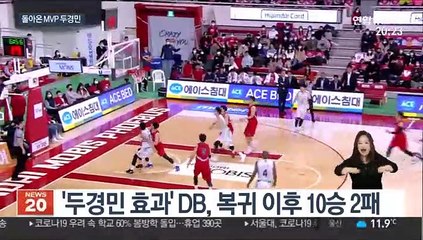 [프로농구] '4라운드 MVP' 두경민 "팀 동료들 덕분이죠"
