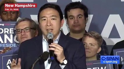 Tải video: Andrew Yang Drops Out Of Democratic Presidential Race As New Hampshire Results Roll In