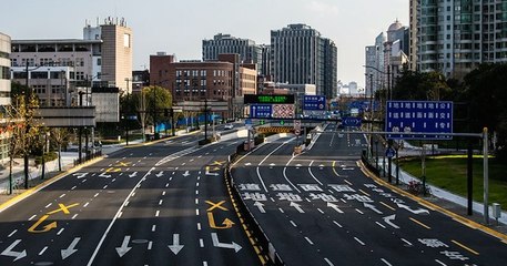 Un photographe immortalise la ville de Shanghai complètement déserte à cause du coronavirus