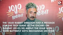 Taika Waititi wants Apple to fix their butterfly keyboards