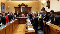 Pleno de Gijón guarda un minuto de silencio por Lorena Dacuña