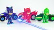 PJ Masks Toys Play Time with Play Doh Costumes and Body Transform- Learn Colors for Toddlers-