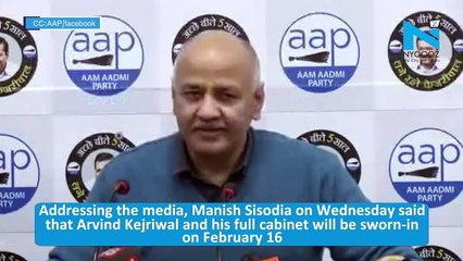 Massive victory proved that Delhiites love politics of work: Manish Sisodia