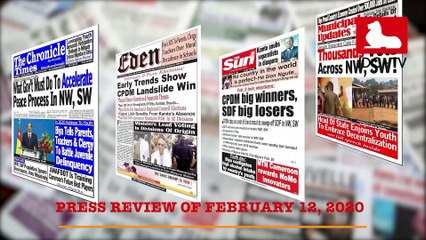 CAMEROONIAN PRESS REVIEW OF FEBRUARY 12, 2020