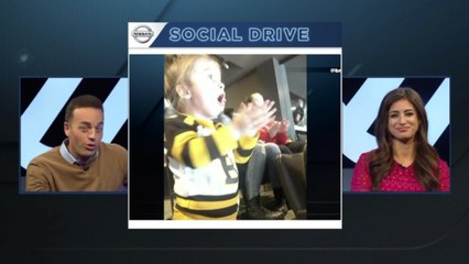 NISSAN Social Drive: Brad Marchand's Daughter Gives Cuteness Overload