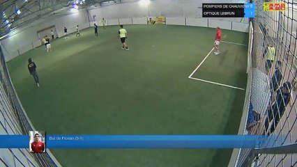 But de Florian (5-1) - POMPIERS DE CHAUVIGNY Vs OPTIQUE LEBRUN - 11/02/20 20:00 - LIGUE 1