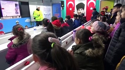 Mobil trafik eğitim tırı Gaziantep'te