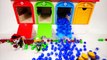 Learn Colors With Animal - Paw Patrol Tayo Garage Surprise Toys - Learn Colors with Wrong Heads Dropping Color for Toddlers
