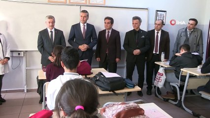 Başkan Tahmazoğlu KDS öncesi öğrencilere moral verdi