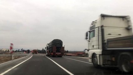 Suriye sınırına çok namlulu roketatarlar sevk edildi