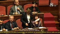 Roma - Dal Senato l’intervento di Giulia Bongiorno (12.02.20)