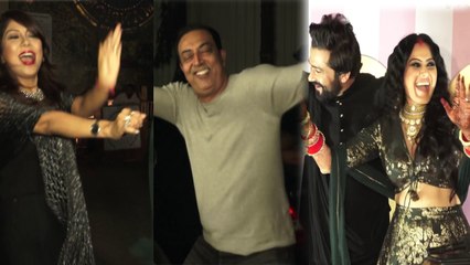 Kamya Punjabi Reception: Vindu,Sambhavna at other TV celebs dance at Reception | FilmiBeat