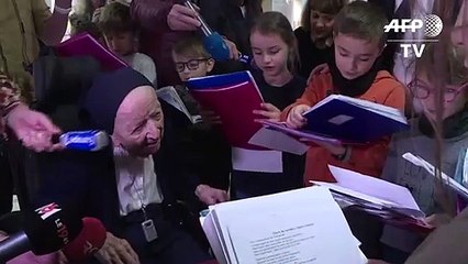 Europe's oldest person, a French nun, celebrates 116th birthday
