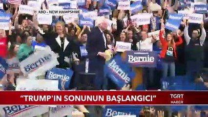 Bernie Sanders: "Trump'ın Sonunun Başlangıcı"