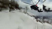 Diyaliz hastası askeri helikopterle hastaneye ulaştırıldı