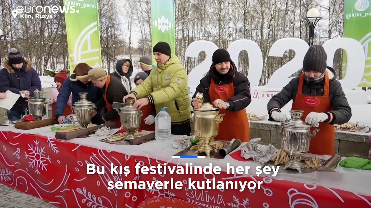 Rusya'da semaver çayı festivali: Hızlı kaynatan kazanır