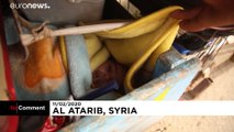 شاهد: مزيد من المدنيين السوريين يهربون من ادلب بسبب المعارك