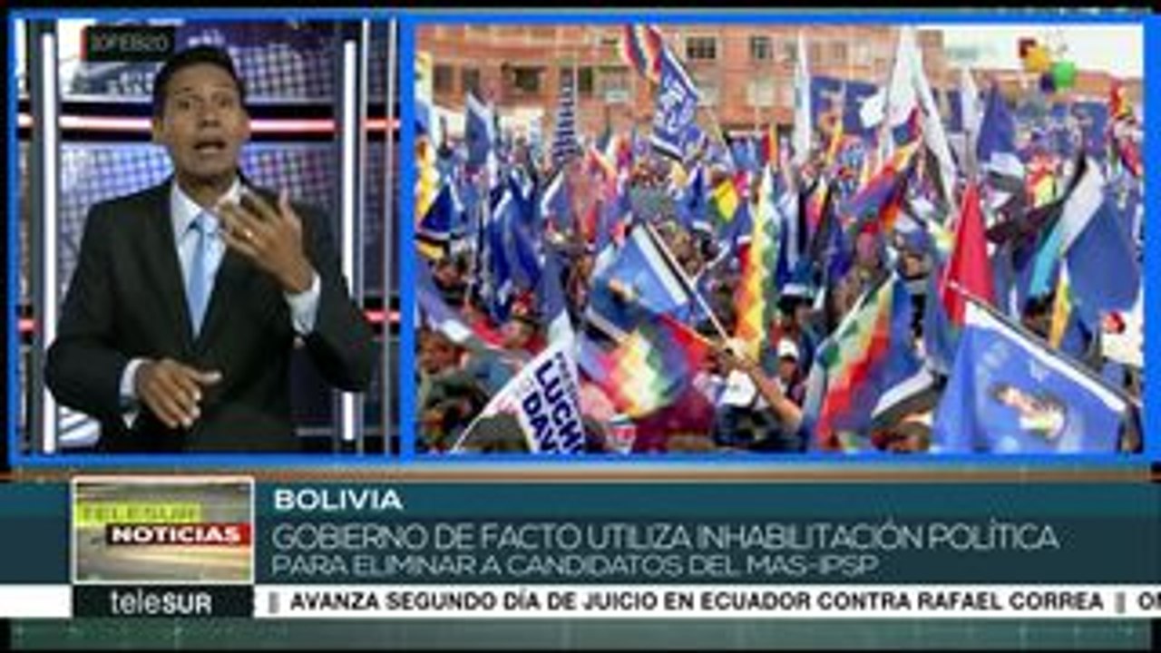 teleSUR Noticias: Bolivia: acciones políticas contra líderes del MAS