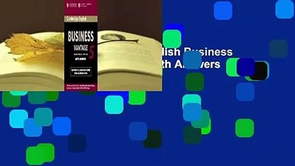 Full E-book  Cambridge English Business 5 Vantage Student's Book with Answers  For Online