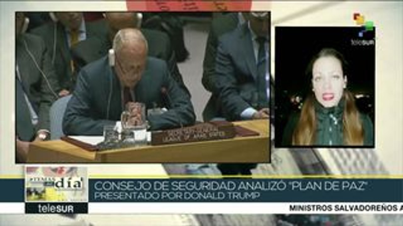 Presidente palestino rechaza ante ONU Plan de Paz de Trump