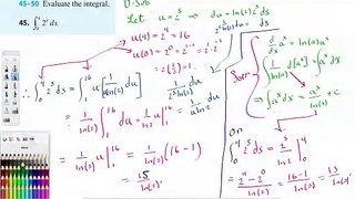 Quick and easy way to integrate 2^s - Calculus explained right