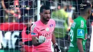 ملخص مباراة الرجاء البيضاوي الجيش الملكي ( 0-1 ) مباراة قوية  raja vs far