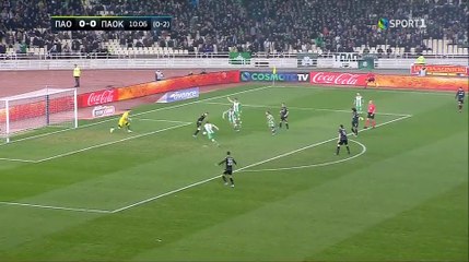 Karol Swiderski Goal - Panathinaikos 0-1 PAOK (Full Replay)